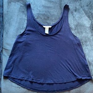Navy blue tank top